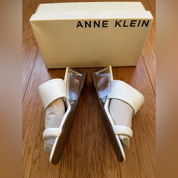 Anne Klien wedge white sandals Iflex technology super comfy sz 8.5 New in Box - Picture 4 of 7